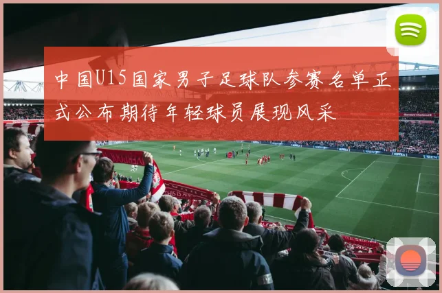 中国U15国家男子足球队参赛名单正式公布期待年轻球员展现风采